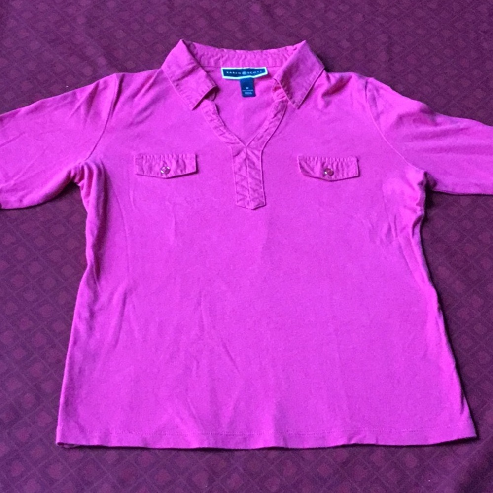 Open neck top